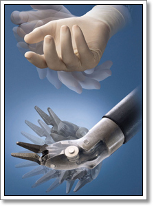 Robotic heart surgery hand simulator